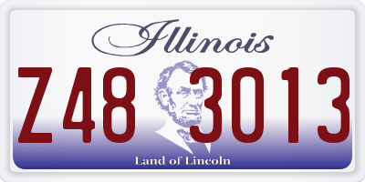 IL license plate Z483013