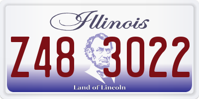 IL license plate Z483022