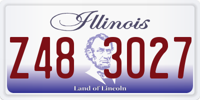 IL license plate Z483027