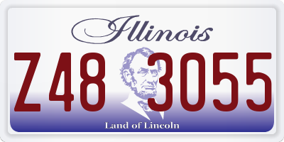 IL license plate Z483055