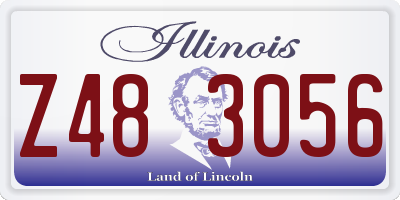 IL license plate Z483056