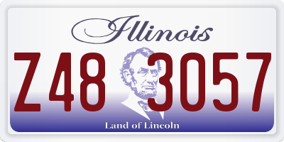 IL license plate Z483057