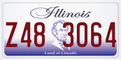 IL license plate Z483064
