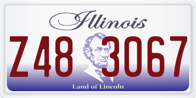 IL license plate Z483067