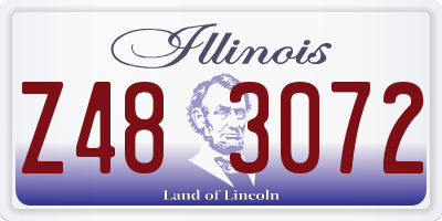 IL license plate Z483072