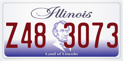 IL license plate Z483073