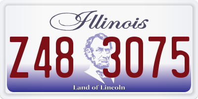 IL license plate Z483075