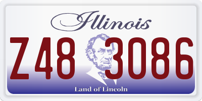 IL license plate Z483086