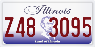 IL license plate Z483095