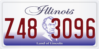 IL license plate Z483096