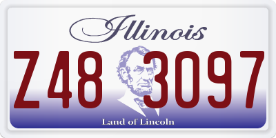 IL license plate Z483097