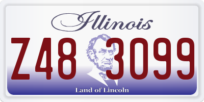 IL license plate Z483099