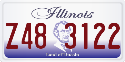 IL license plate Z483122