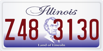 IL license plate Z483130