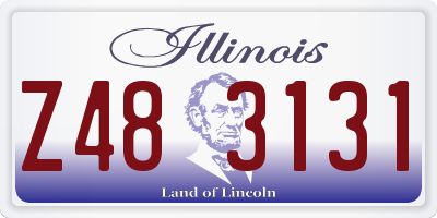 IL license plate Z483131