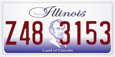 IL license plate Z483153