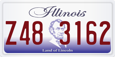 IL license plate Z483162