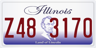 IL license plate Z483170