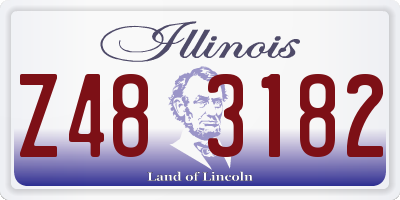 IL license plate Z483182