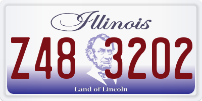IL license plate Z483202