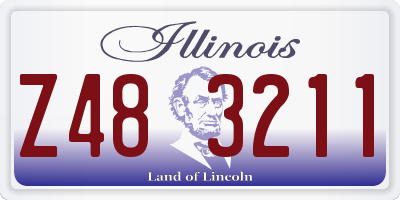 IL license plate Z483211