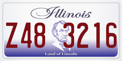 IL license plate Z483216