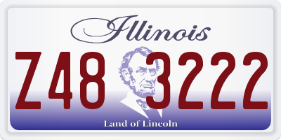 IL license plate Z483222