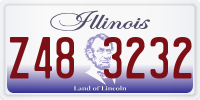 IL license plate Z483232