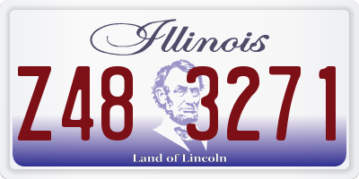 IL license plate Z483271
