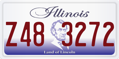 IL license plate Z483272