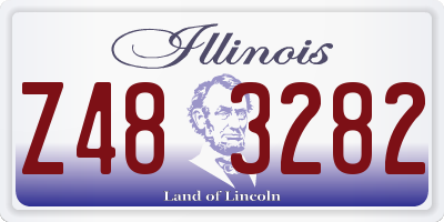 IL license plate Z483282