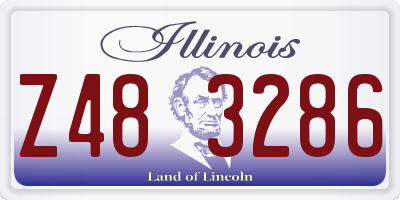 IL license plate Z483286