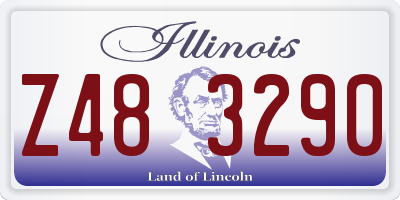 IL license plate Z483290