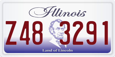 IL license plate Z483291