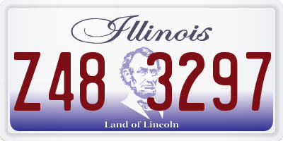 IL license plate Z483297