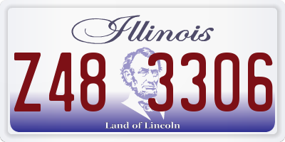 IL license plate Z483306