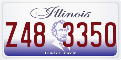 IL license plate Z483350