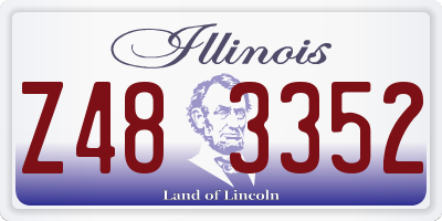 IL license plate Z483352