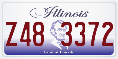 IL license plate Z483372