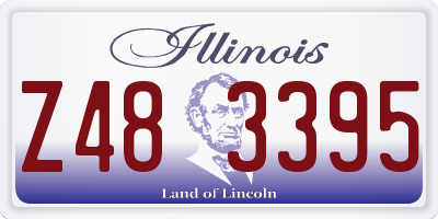 IL license plate Z483395
