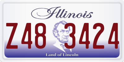 IL license plate Z483424