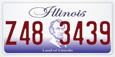 IL license plate Z483439