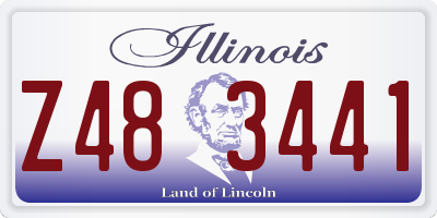 IL license plate Z483441