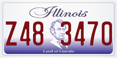 IL license plate Z483470