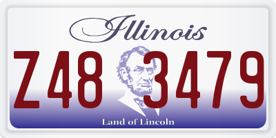 IL license plate Z483479