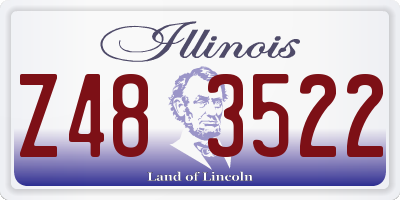 IL license plate Z483522