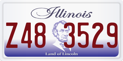 IL license plate Z483529