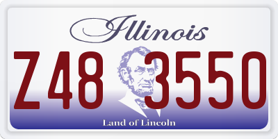 IL license plate Z483550