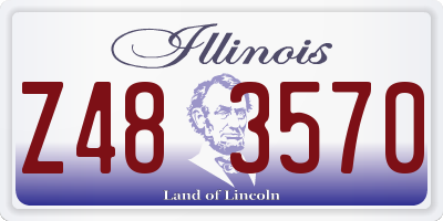 IL license plate Z483570