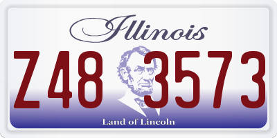 IL license plate Z483573
